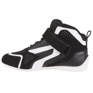 Furygan V4 Sapatos de motocicleta ventilados (preto / branco)
