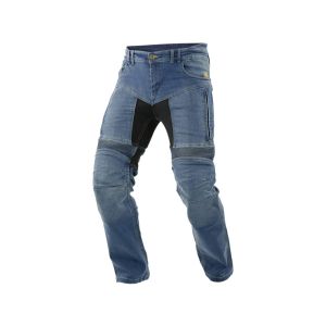 Trilobite Parado Slim calças de ganga de motocicleta incl. conjunto protector (azul)