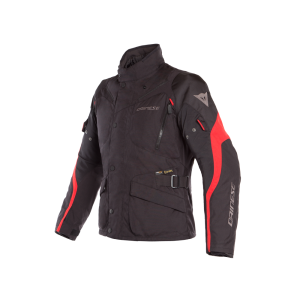 Dainese Tempest 2 casaco de mota D-Dry (preto / vermelho)