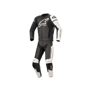 Alpinestars GP Force Phantom Leather Suit Two Piece (preto / branco / cinza)