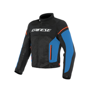 Moldura de ar Dainese D1 casaco de motocicleta (preto / azul)