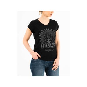 T-Shirt de gorro indiano rokker Ladies