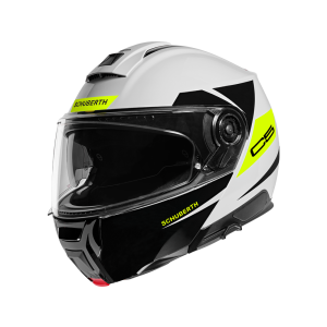 Schuberth C5 Eclipse flip-up helmet (branco / preto / amarelo)