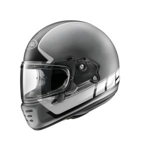 Arai Concept-X Speedblock capacete facial completo (cinza fosco / branco)