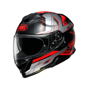Shoei GT-Air II Abertura TC-1 capacete facial completo (preto / cinzento / vermelho)