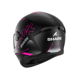 Shark D-Skwal 2 Cadium de capacete de cara cheia (preto mate / roxo)