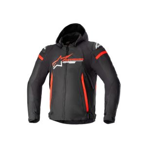 Alpinestars Zaca Waterproof Motorcycle Jacket Men (preto / vermelho / branco)