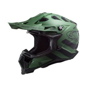 LS2 MX700 Subverter Cargo Motocross Capacete (verde fosco / preto)