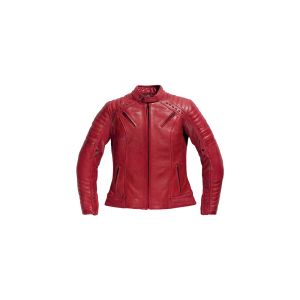 DIFI Marilyn Motorcycle Leather Jacket Ladies (vermelho)