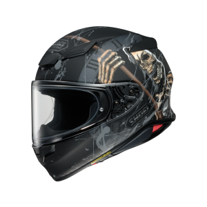 Shoei NXR2 Faust TC-5 capacete de motocicleta (preto fosco / castanho)