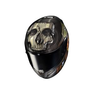 HJC RPHA 11 Ghost of Duty capacete de rosto inteiro (preto / castanho / verde)
