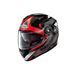 X-Lite X-661 Motivador N-Com capacete de motocicleta (preto)