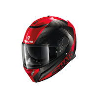 Capacete de Motocicleta Shark Spartan Carbono 1.2 Skin (preto / vermelho)