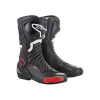 Alpinestars SMX-6 v2 botas de motocicleta (preto / branco / vermelho)