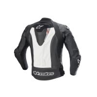 Míssil Alpinestars V2 Homens de jaqueta de motocicleta de ignição (preto / branco)
