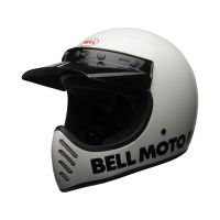Bell Moto-3 Classic Crosshelm (weiß)