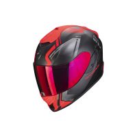 Escorpião Exo-1400 Air Corsa capacete facial completo (preto mate / vermelho)