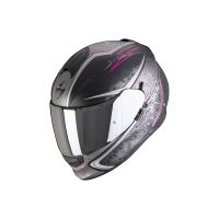 Escorpião Exo-491 Corredor de capacete (preto fosco / roxo / cinzento)