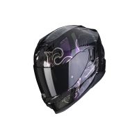 Escorpião Exo-520 Air Fasta capacete de motocicleta (preto / roxo / prata)