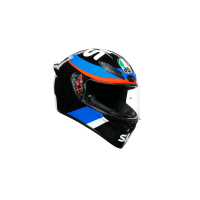 AGV K1 Replica VR46 SKY Racing Team capacete facial completo (preto / azul / vermelho)