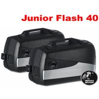 Hepco & Becker Junior Flash 40 conjunto de cesto lateral (preto/prata)