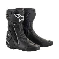 Alpinestars S-MX Plus v2 Motorcycle Boots (preto)