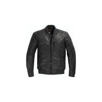 DIFI Maverick homens de casaco de couro de motocicleta (preto)